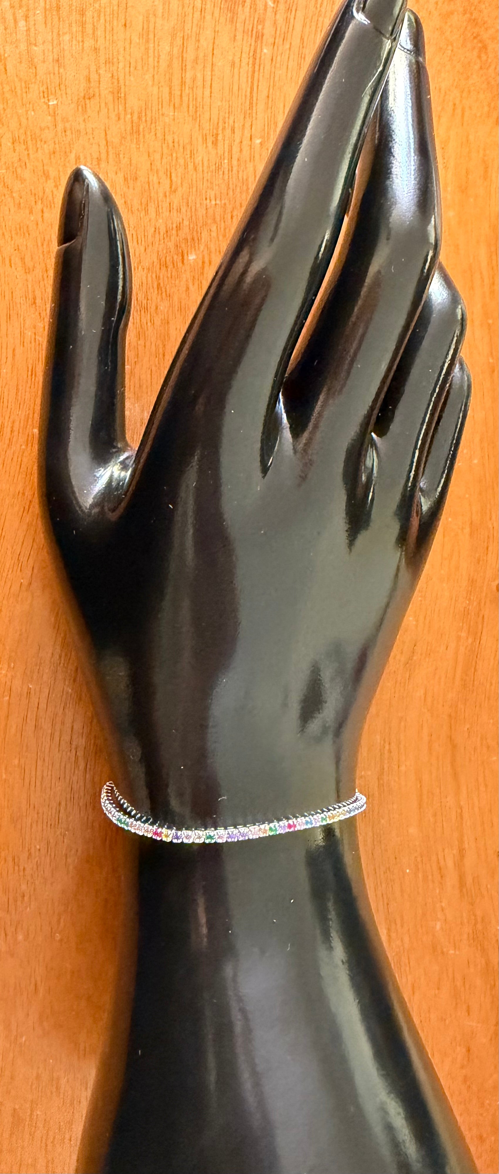 Pulsera colores de plata