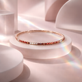 Pulsera de cristales rojos