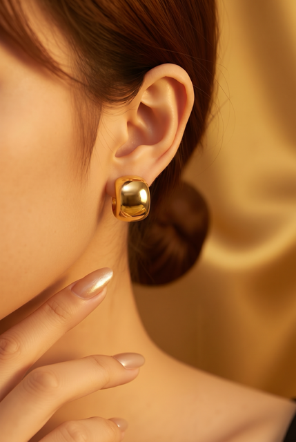 Aretes dorados